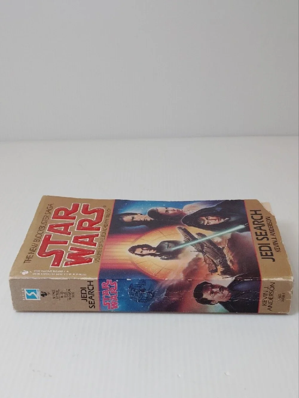 8 For $8 Star Wars Jedi Search Paperback – Red Logo, Gold/Cream Cover Art